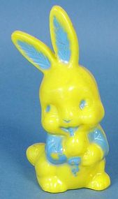 Hard Plastic Easter Bunny Toy Rattle