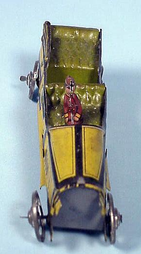 German Litho Tin Penny Toy Automobile