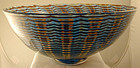 Kosta Boda "Peacock" Bowl