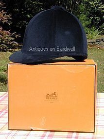 Hermes Equestrian Riding Helmet with Box