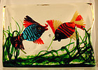 Licata Cenedese Murano Glass Aquarium Block