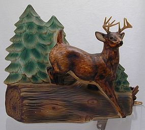 Jumping Deer TV Lamp by Ornamental Arts & Crafts