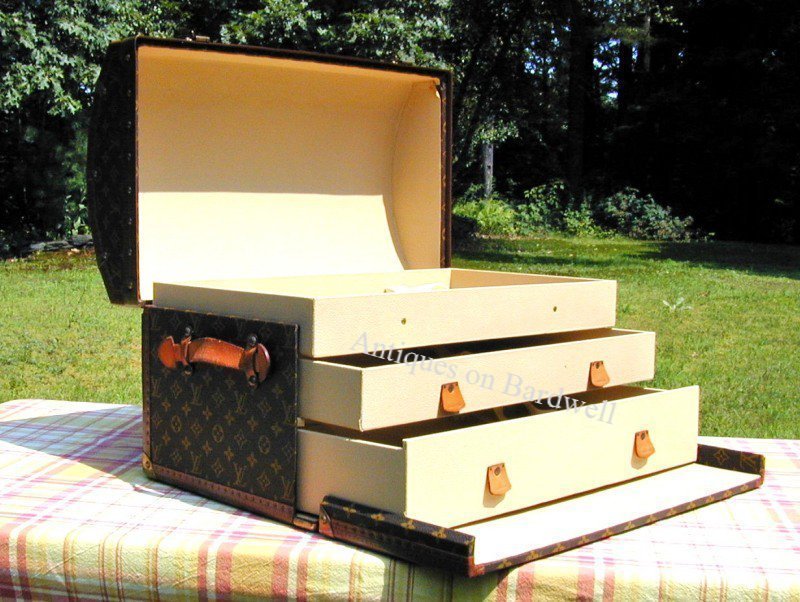 Louis Vuitton Child's Trunk - Rare and Exceptional!