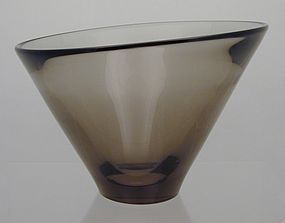 Holmgaard Per Lutken Asymmetric Vase "Thule" 1961