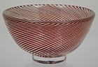 Orrefors Edward Hald Slip Graal Bowl 1954