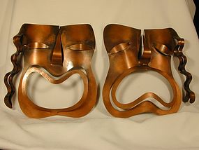 Rebajes Copper Comedy/Tragedy Face Masks