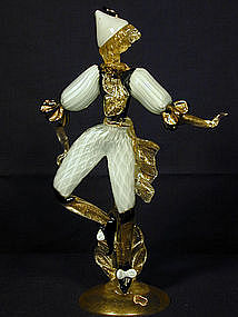 A.VE.M. Signed Murano Figurine of a Dancer