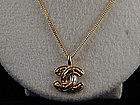 Chanel Necklace Quilted CC Logo
