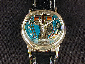 14KT GOLD Accutron Spaceview