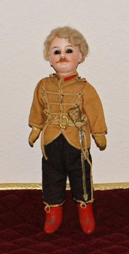 Fine Bisque French Soldier Doll