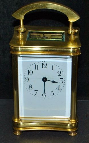 Fine French Brass Carriage Clock - N.G. W. & S. Maker