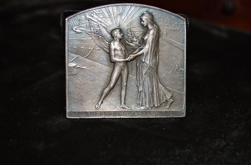 French Chicago Expo Silver Bronze Medal -1893