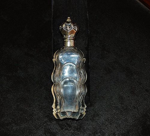 Dutch Cut Glass and Silver Perfume
