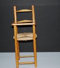 Oak Doll High Chair