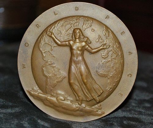 Large Bronze Medal "World Peace" - 1946