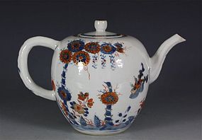 CHINESE IMARI TEAPOT E18THC