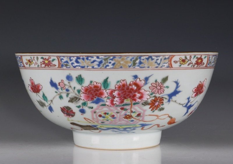 CHINESE FAMILLE ROSE BOWL Qianlong 18THC