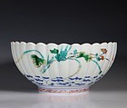 JAPANESE ARITA POLYCHROME BOWL E18THC