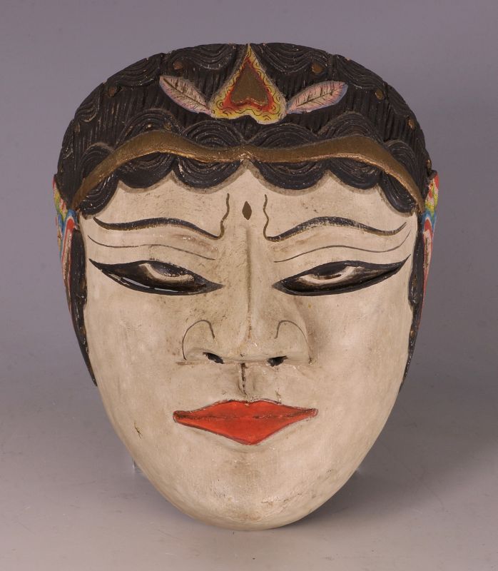 A Javanese Mask of Rumyang Mid 20thC