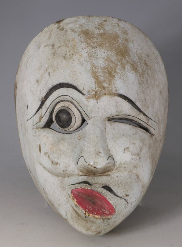 A Javanese Dance Mask Mid 20thC