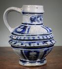 A Westerwald Stoneware Tankard E17thC