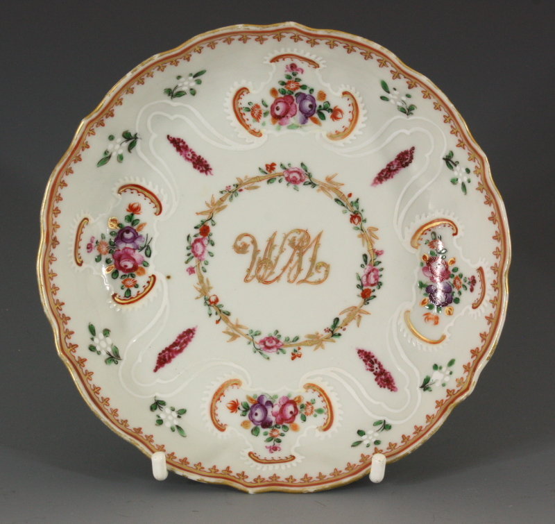 Chinese Famille Rose Cup and saucer  C1770