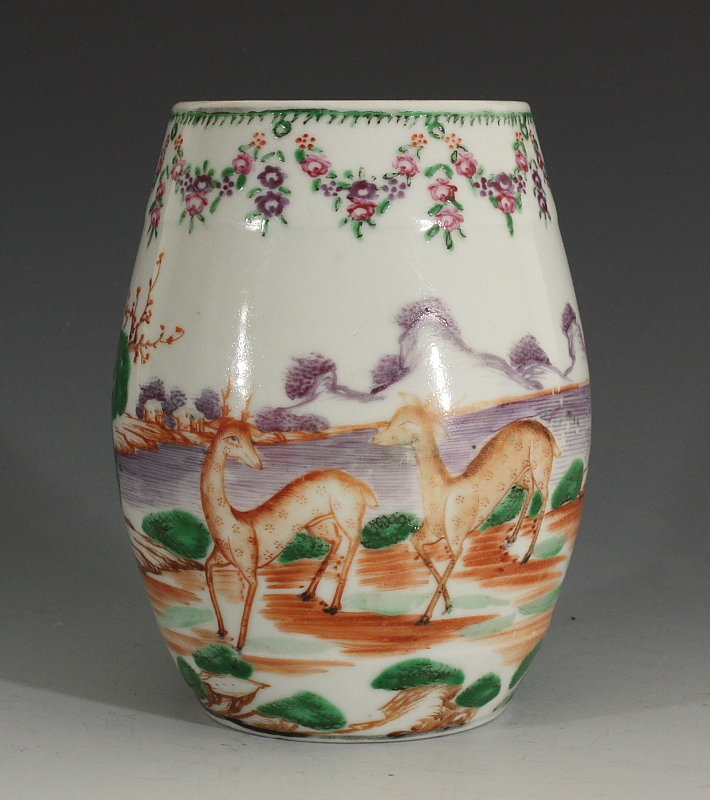 Chinese Famille Rose Export Tankard C1770/80