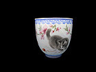 Republic Period Famille Rose Egg Shell Cup, Dated 1929