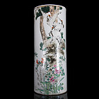 1922 REPUBLIC PERIOD QIANJIANGCAI PORCELAIN VASE, HERON