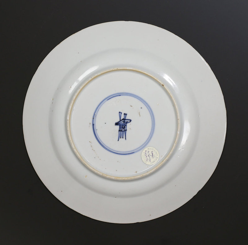 18TH C KANGXI FAMILLE VERTE KAKIEMON INSPIRED PORCELAIN PLATE