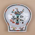 18th Century Kangxi Famille Verte Export Porcelain Porringer Bowl