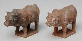 Tang Dynasty, Chinese Pottery Cow