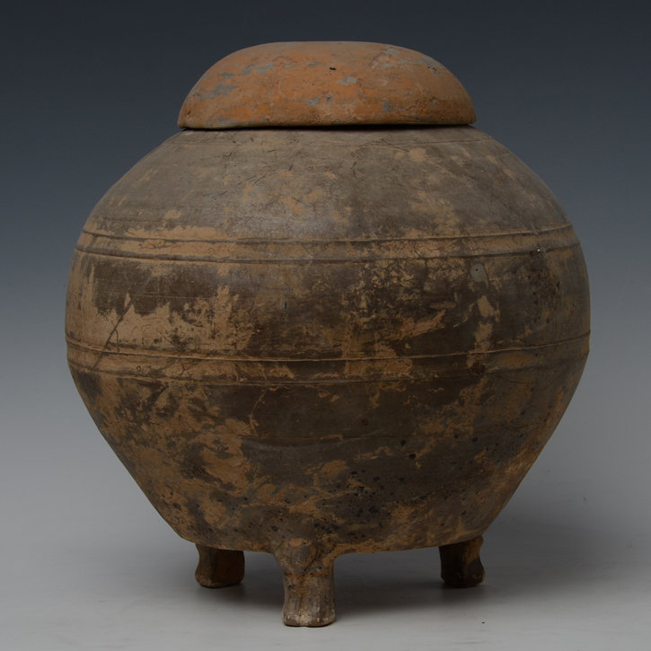 Han Dynasty, Chinese Pottery Globular