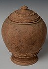 Five Dynasties, Chinese Pottery Covered Jar