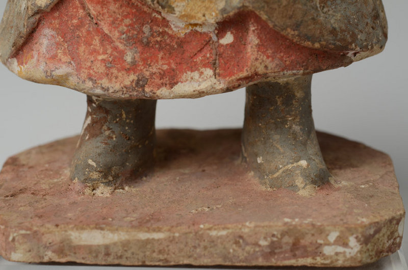 Chinese Pottery Male Figure Holding Musical Instrument