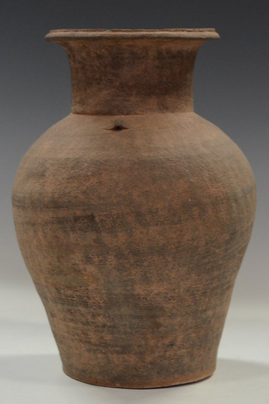 Thai Stoneware Light-Brown Glazed Jar