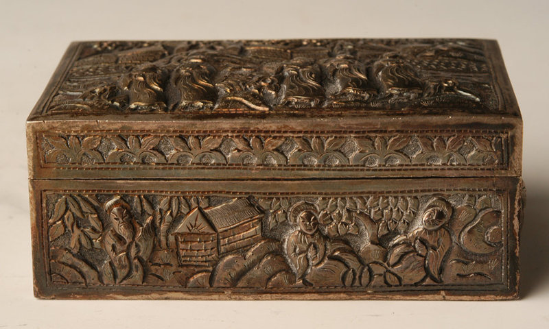 19th Century, Qing Dynasty, Chinese Silver Box
