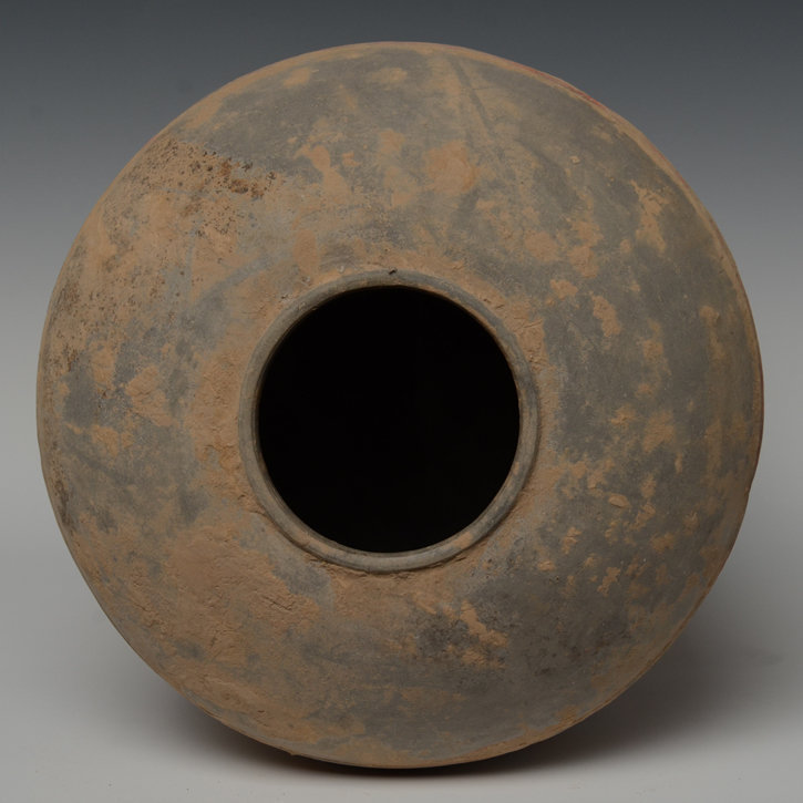 Han Dynasty, Chinese Pottery Granary Jar