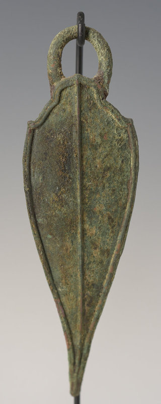 Angkor Vat, A Set of Khmer Bronze Ornament for Horse in Leaf Shape