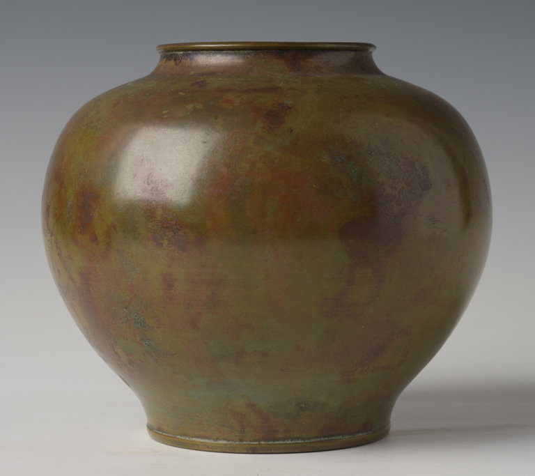 Early 20th Century, Showa, Japanese Bronze Vase