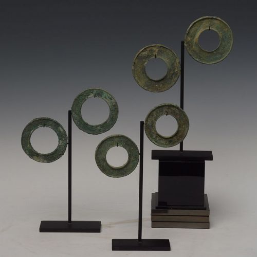 2,500 - 3,000 Years, A Set of 3 Pairs Dong Son Bronze Bracelets
