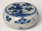 Early 18th C., Kangxi, Chinese Porcelain Blue and White Covered Box