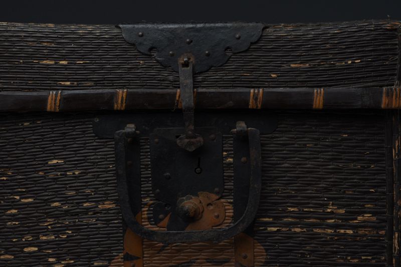 Late 19th Century, Meiji, Japanese Wooden Samurai Armor Case