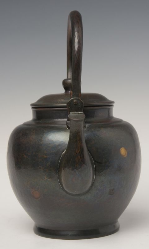 Early 20th Century, Showa, Japanese Bronze Teapot
