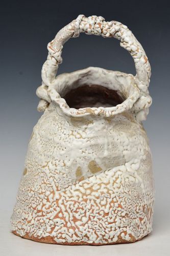 Japanese Ceramic Creamy Vase