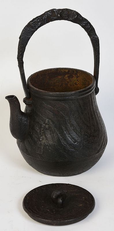 19th Century, Meiji, Japanese Iron Teapot