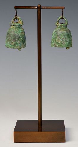 500 B.C., A Pair of Dong Son Bronze Bells