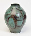 Mid 20th Century, Showa, Japanese Bronze Vase