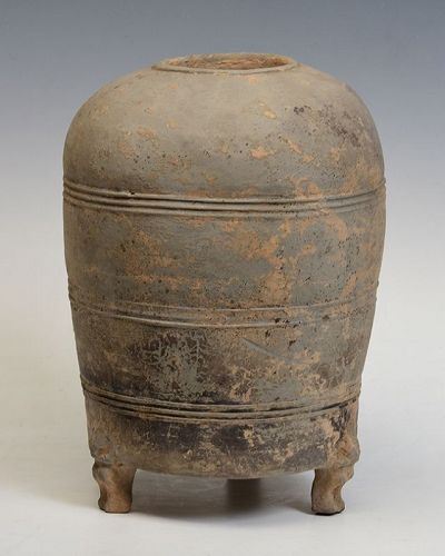 Han Dynasty, Chinese Pottery Granary Jar