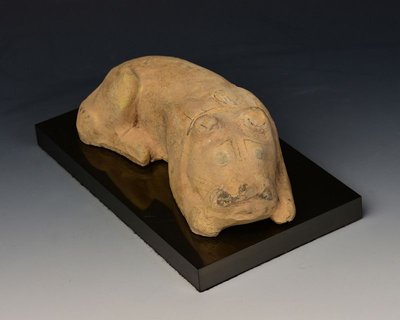 Han Dynasty, Chinese Pottery Dog